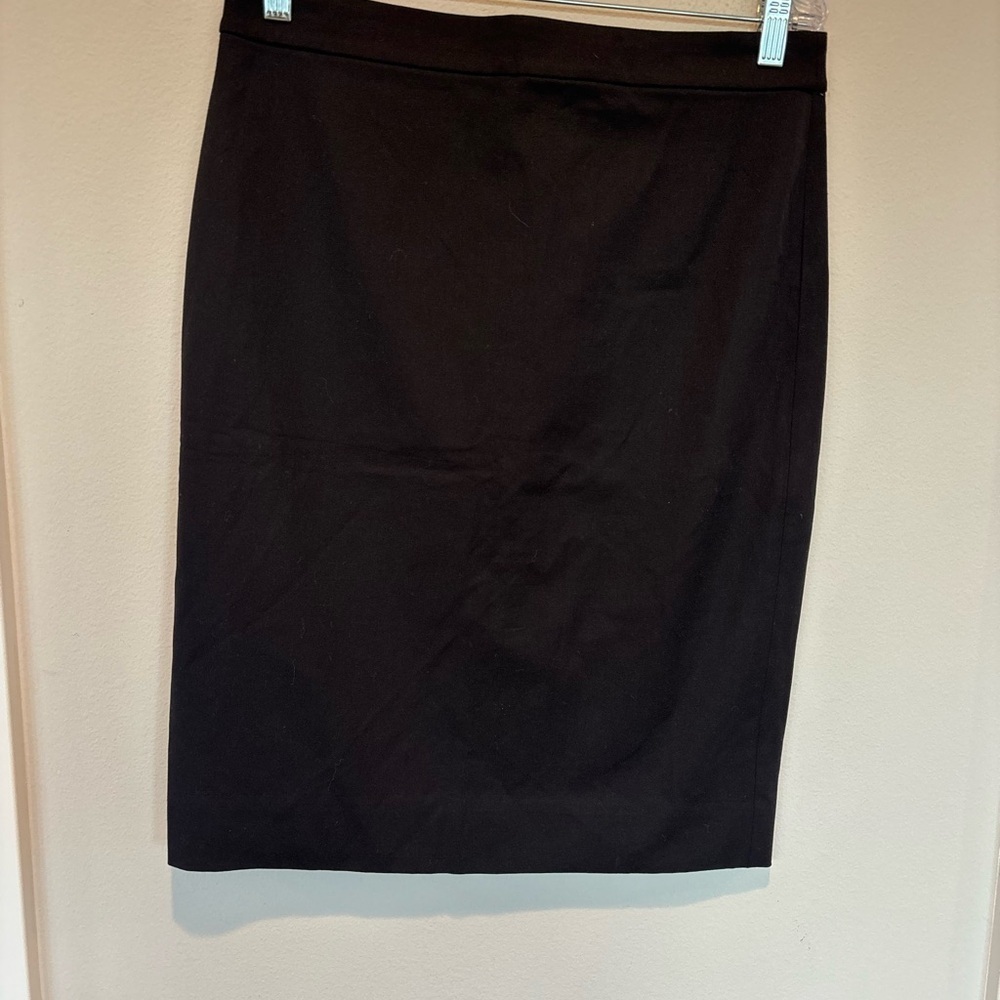 J. Crew Classic Elegant Lined Black Pencil Skirt 6 Sale!